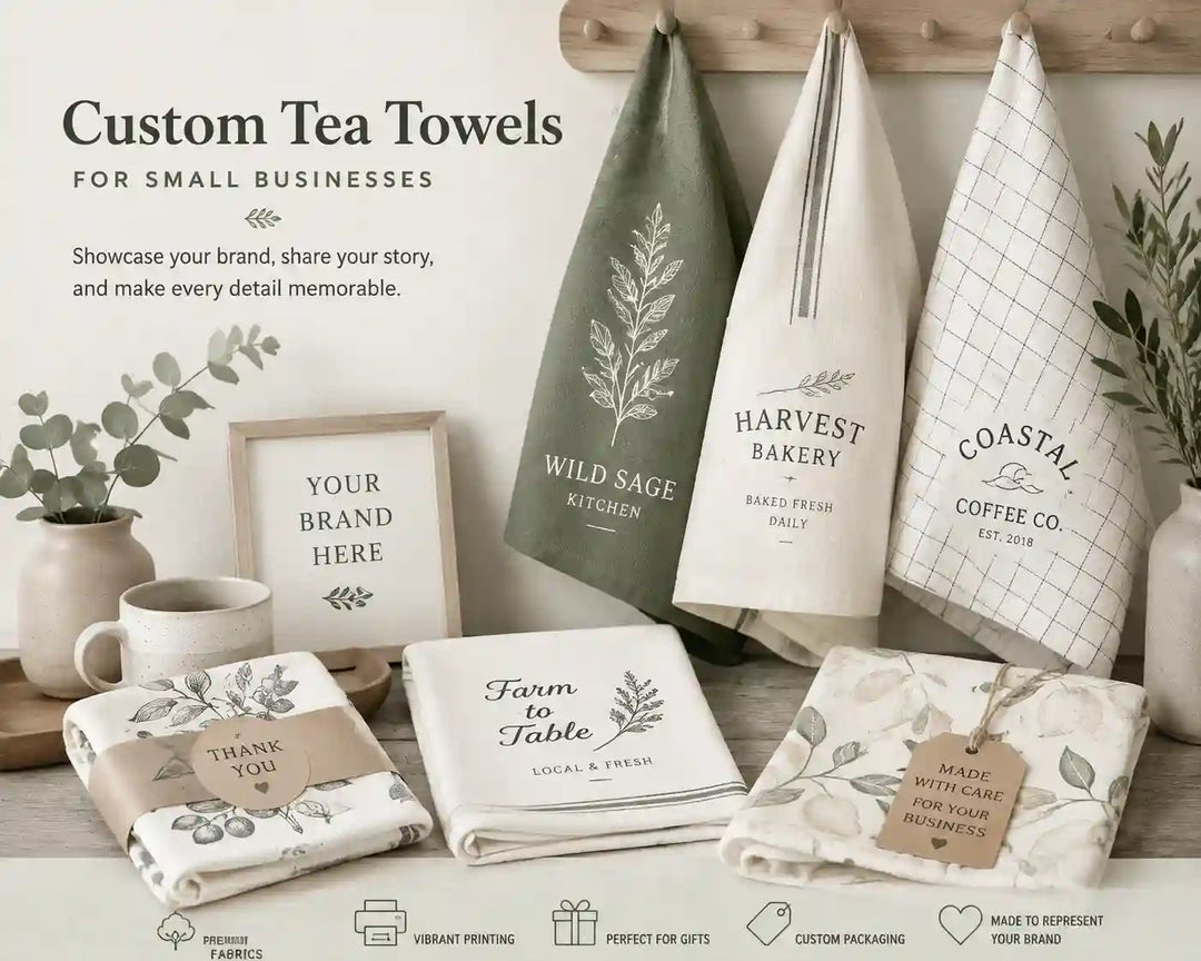 5 Reasons to Choose HOSHOM for Custom Tea Towels and Printed Textiles