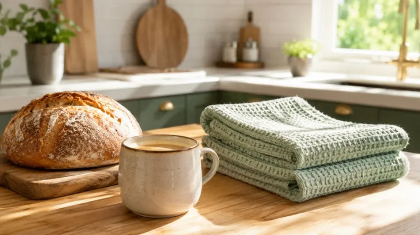 Reusable Tea Towels | Eco Friendly Paper Towel Alternative | HOSHOM