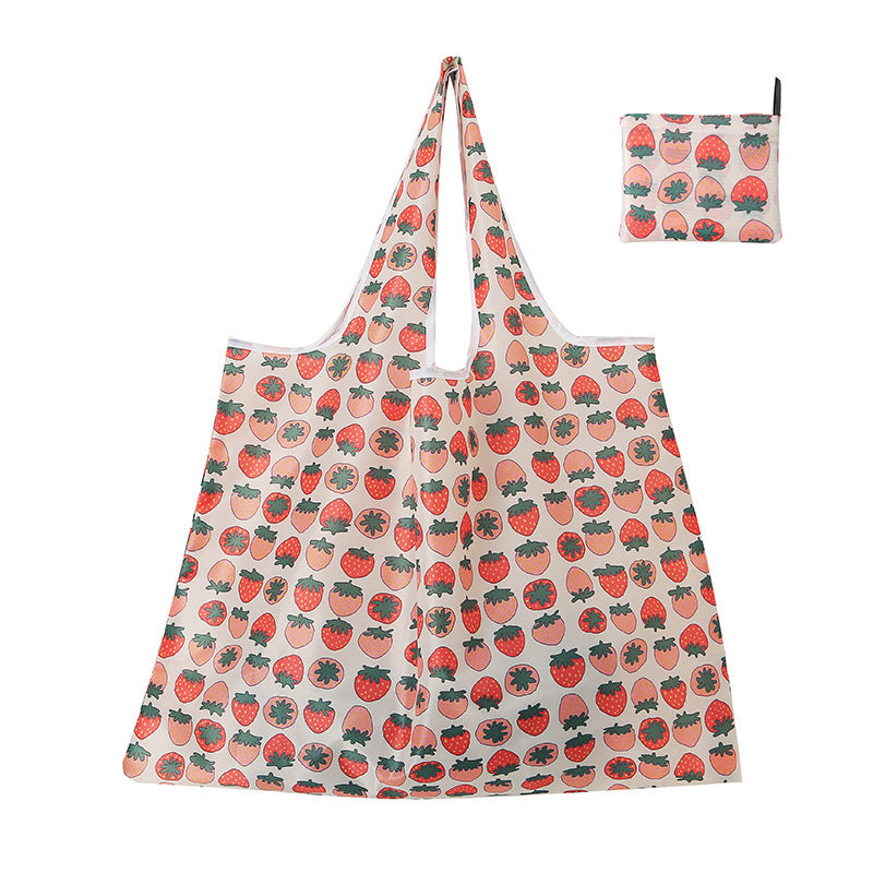 Hoshom Wholesale 2000PCS Mixed 2-Design Pattern Personalized Logo/Anime Print Cotton Foldable Canvas Bags.