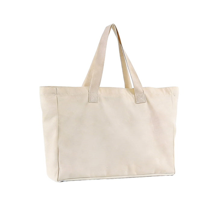 Hoshom Wholesales Personalized Custom Logo Anime Print Cotton Canvas Bags, With Prints Available On the Sides And Bottom.