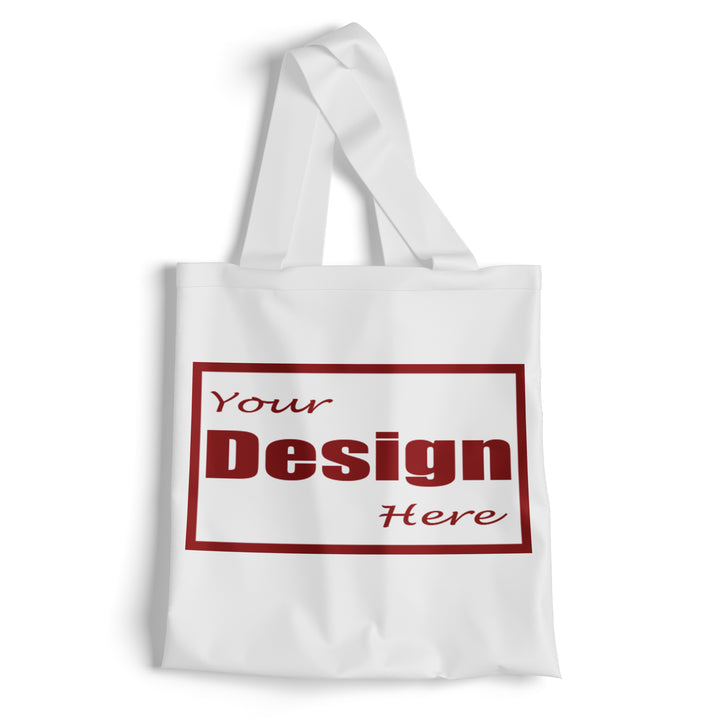 Hoshom Wholesale Personalization Custom Logo Anime Printing Without Bottom And Side Cotton Canvas Bag