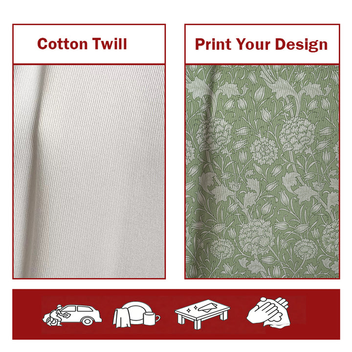 Hoshom Wholesale Custom Logo Printed Cotton Twill Flour Sack Kitchen Towels And Tea Towels.
