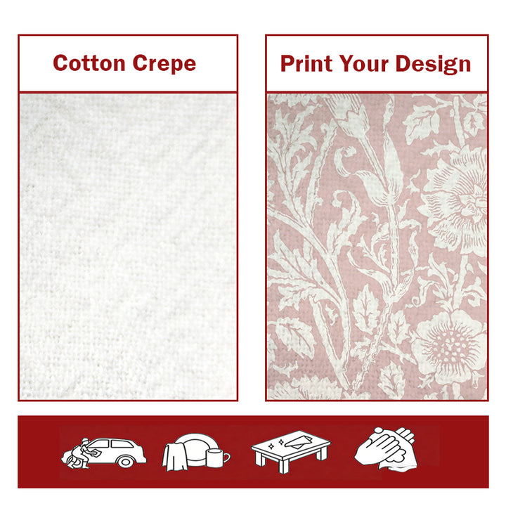 Hoshom Wholesale Custom Logo Printed Cotton Crinkled Flour Sack Kitchen Towels And Tea Towels.