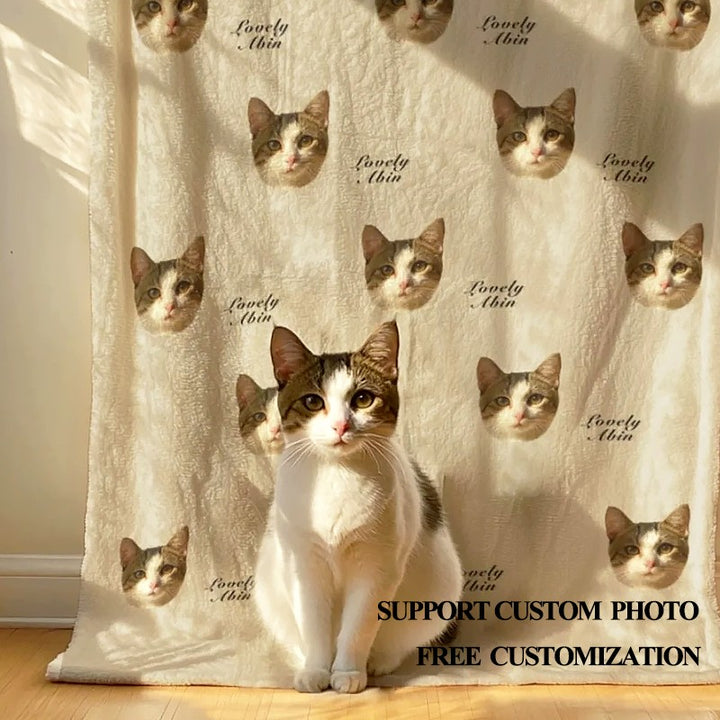Hoshom Wholesale Personalized Custom Deisgn Logo Digital Printed Flannel Blanket Factory
